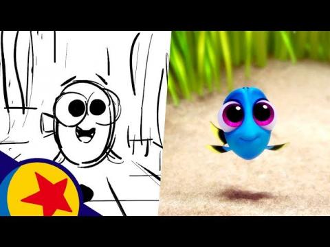 Learn With Baby Dory from Finding Dory | Pixar Side by Side