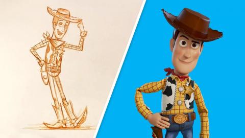 How to Draw Woody from Toy Story | Draw With Pixar