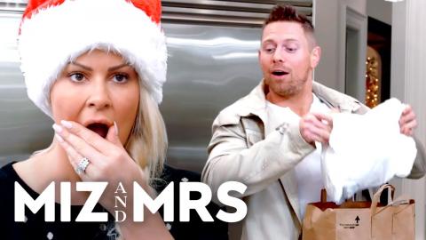 The Miz's "Mini Turkeys" Leave Maryse Speechless | Miz & Mrs (S3 E8) | USA Network