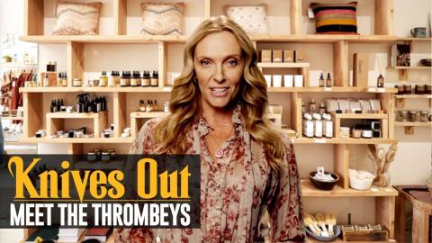 Knives Out (2019 Movie) Meet the Thrombeys: Flam – Toni Collette