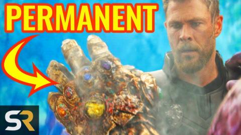 Marvel Theory: The Snap Will NOT Get Reversed In Avengers Endgame