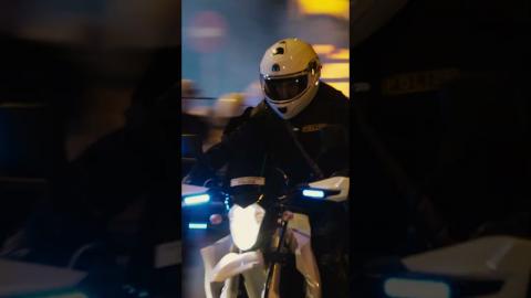 Bourne Hijacks Police Bike????????️ #JasonBourne #Shorts