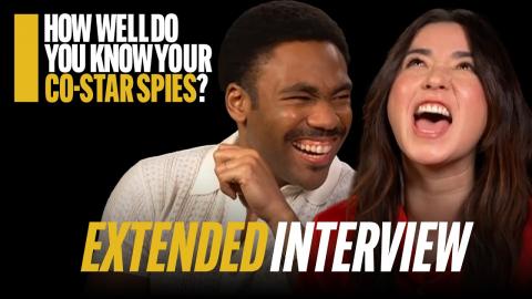 EXTENDED: How Well Do Donald Glover and Maya Erskine Know Each Other? | IMDb