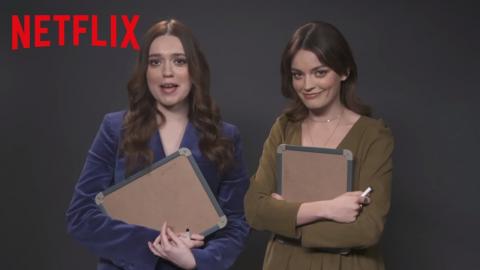 Sex Education Best Friends Challenge | Emma and Aimee Lou | Netflix