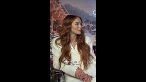 Lindsay Lohan & Chord Overstreet Spill on Their After-Hours "Falling for Christmas" Fun #Shorts