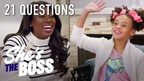 Nicole Walters Does a Rapid Fire Interview with Her Daughter | She’s The Boss | USA Network