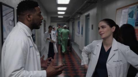 New Amsterdam 1x06 -- Floyd Reynolds and Laura Bloom