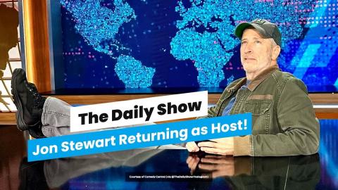 Jon Stewart Returning as Host of The Daily Show