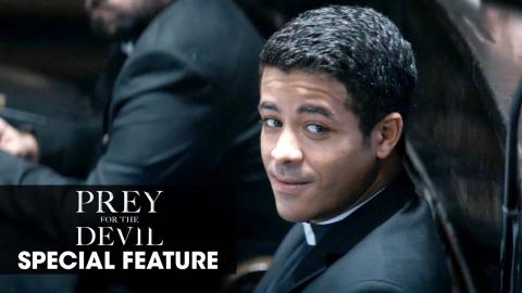 Prey for the Devil (2022 Movie) 'Father Dante' Behind The Scenes - Christian Navarro
