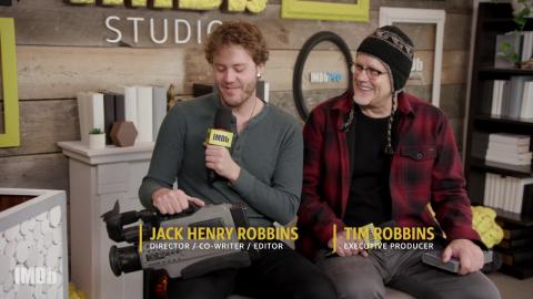 Jack Henry Robbins and Dad, Tim Robbins, Talk 'Painting With Joan' | SUNDANCE 2018