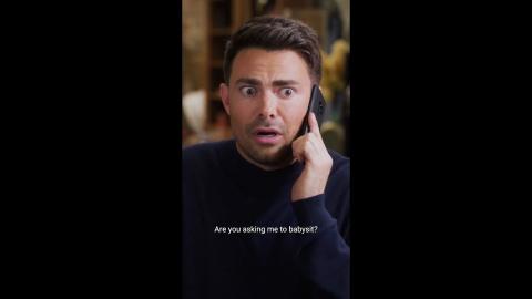 Jonathan Bennett Talks His New Film "The Holiday Sitter" #Shorts