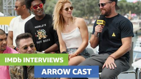 "Arrow" Cast Gush Over Stephen Amell, Tease "Batwoman" Crossover