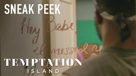 Temptation Island | S 1 Ep 3 Sneak Peek: Javen Finds Lipstick Kisses On His Mirror | on USA Network
