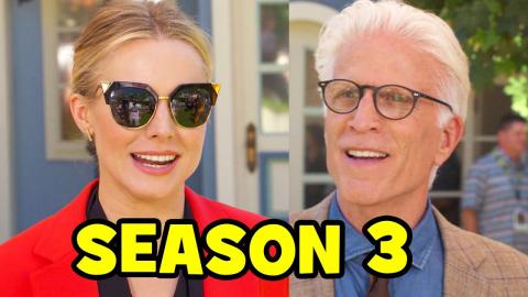 THE GOOD PLACE SEASON 3 Comic Con Interviews - Kristen Bell, Ted Danson