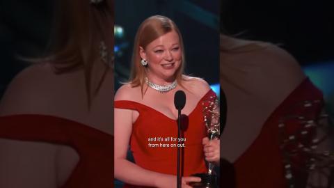 "Really, it was her who carried me." ???? #Emmys #Shorts #Succession