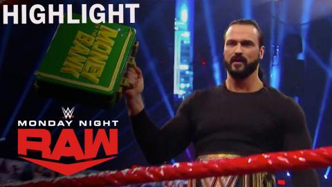 WWE Raw 12/7/20 Highlight | McIntyre Sends Miz's Briefcase Flying | on USA Network