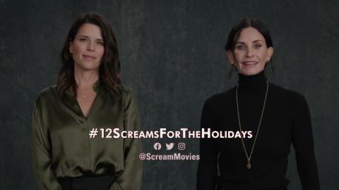#12ScreamsForTheHolidays - Neve and Courteney Announcement Video - Paramount Pictures