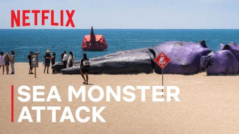 Tourists React to Prank: Real Life Sea Monster Attack! | Netflix