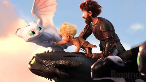 Toothless and his babies | Ending Scene | How to Train Your Dragon: The Hidden World | CLIP