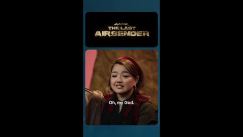 cast reacts to #AvatarTheLastAirbender trailer #Netflix #Shorts