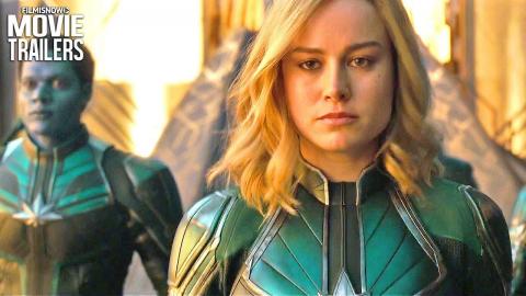 CAPTAIN MARVEL First Look Trailer NEW (2019) - Brie Larson Superheroine Marvel Movie