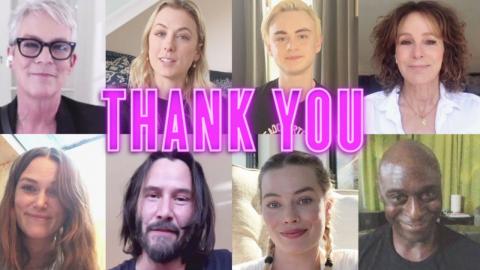 Thank You Theater Workers - Keanu Reeves, Margot Robbie, Jamie Lee Curtis | Lionsgate LIVE