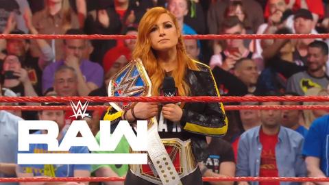 WWE Raw 4/8/2019 Highlight | Becky Lynch Is The Man In Brooklyn | on USA Network