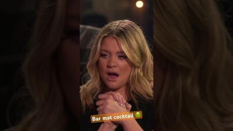 Lauren Alaina went for it with the bar mat cocktail ???? #shorts #barmageddon #lol