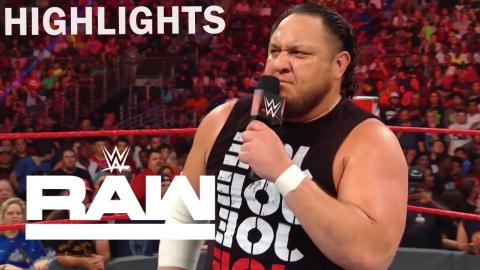 WWE Raw 7/29/2019 Highlight | It's Samoa Joe Vs. Roman Reigns In The Samoan Summit | on USA Network