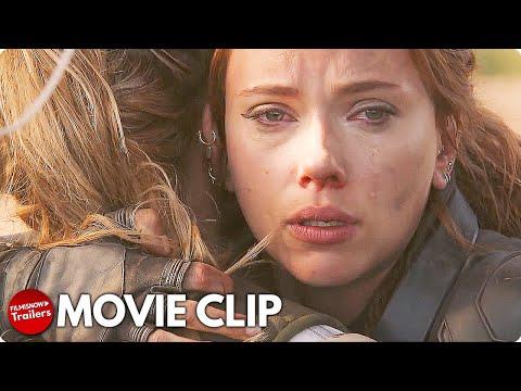 BLACK WIDOW "In Pursuit" Clip +  Behind the Scenes Look (2021) Scarlett Johannson Marvel Movie