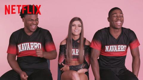 The Cast of Cheer Watches Other Cheer Routines On Netflix | Netflix