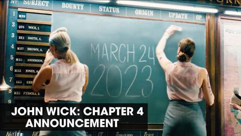 John Wick: Chapter 4 (2023 Movie) Announcement