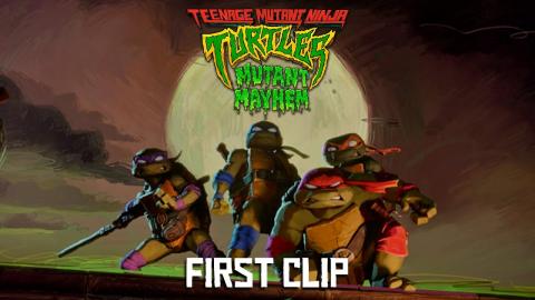 Teenage Mutant Ninja Turtles: Mutant Mayhem | First Clip (2023 Movie) - Seth Rogen