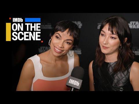 Rosario Dawson and Natasha Liu Bordizzo Go Behind the Scenes of "Ahsoka"