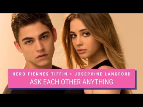 Hero Fiennes Tiffin and Josephine Langford Ask Each Other Anything