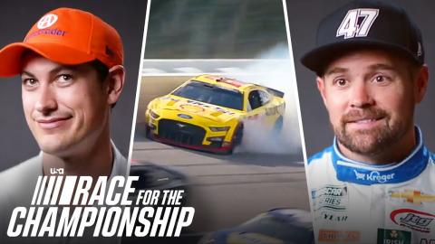 Joey Logano & Ricky Stenhouse Jr. CRASH at Talladega | Race For The Championship | USA Network