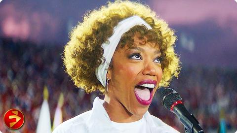 WHITNEY HOUSTON Emotional Super Bowl National Anthem - I WANNA DANCE WITH SOMEBODY (2022) Movie Clip