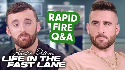 Austin & Paul Swan Rapid Fire Q&A | Austin Dillon’s Life In The Fast Lane | USA Network