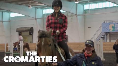 The Cromarties | Terricka Shows Antonio And Jordynn How To Ride A Horse (S1, E15) | USA Network