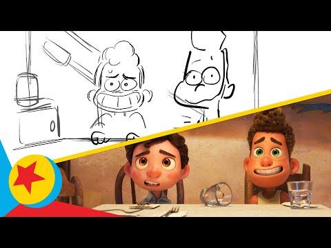 Luca and Alberto Join Guilia and Massimo for Dinner | Pixar Side-By-Side | Pixar