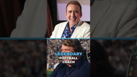 Nic Cage's UNBELIEVABLE Transformation as John Madden! #niccage #madden #actors
