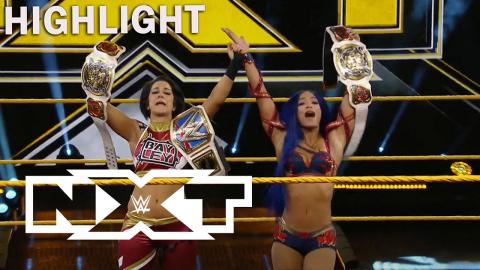 WWE NXT 6/18/20 HIGHLIGHT | Io Shirai Crashes Sasha Banks & Bayley's Title Defense | on USA Network