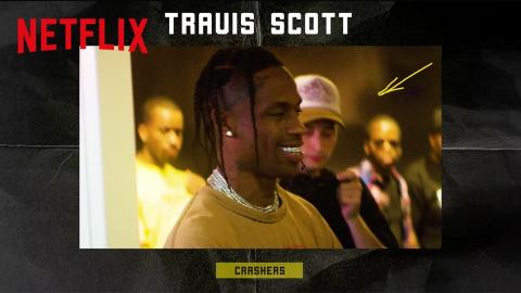 Travis Scott Surprises Fans at Pop Up | Crashers | Netflix