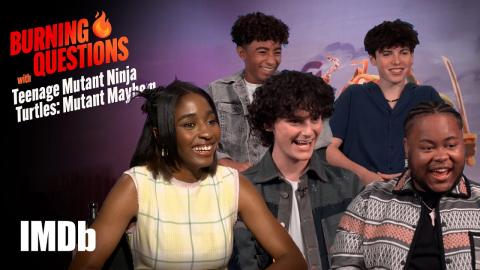 Burning Questions With 'Teenage Mutant Ninja Turtles: Mutant Mayhem' | Cast Interview