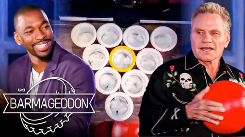 Jay Pharoah & Martin Kove Play Beer Bombs With Giant Cups | Barmageddon (S1 E5) | USA Network