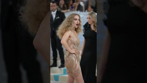 It’s still a 30% change #AmandaSeyfried is at the #MetGala #shorts