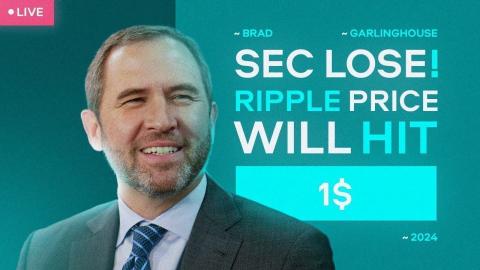 Brad Garlinghouse: SEC LOSE! Ripple XRP Price Will Send to 1$ This Month!
