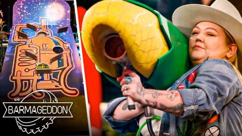 Elle King & Chris Young Battle in Air Cannon Cornhole | Barmageddon Highlight (S1 E8) | USA