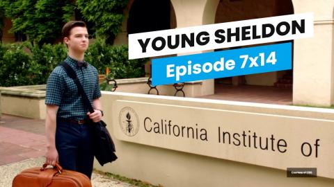 Young Sheldon 7x14 | Last Scene at Caltech, Sheldon and Amy Ending