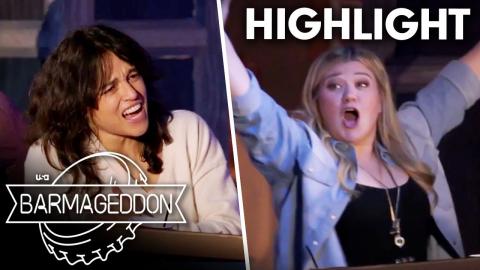 Kelly Clarkson & Michelle Rodriguez Go Tic Tac Toe-to-Toe | Barmageddon (S2 E1) | USA Network